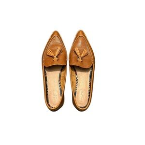 Sperry Tan Saybrook Loafer In Tan Tumbled Leather Espadrilles with Knot …